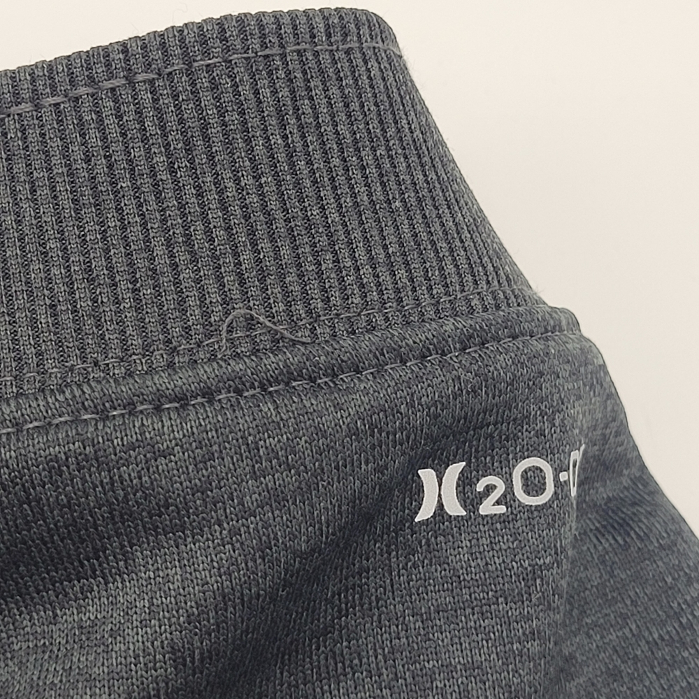 Hurley Shorts Black Heather Pull On Solar French Terry Quick Dry Boys Size 4 NEW - Picture 10 of 15